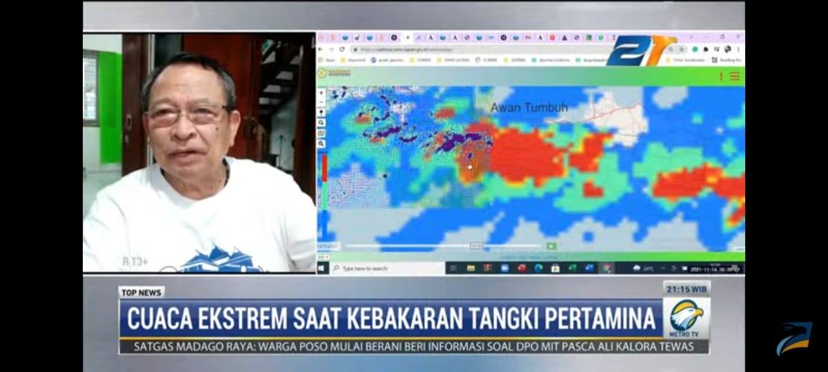 Ketua Prodi ITERA Menjadi Nara Sumber di Metro TV