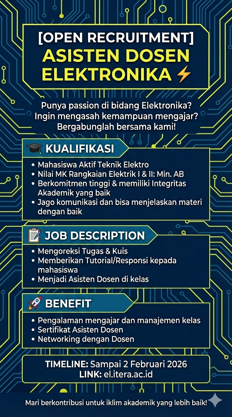 Poster Asisten Dosen Elektronika